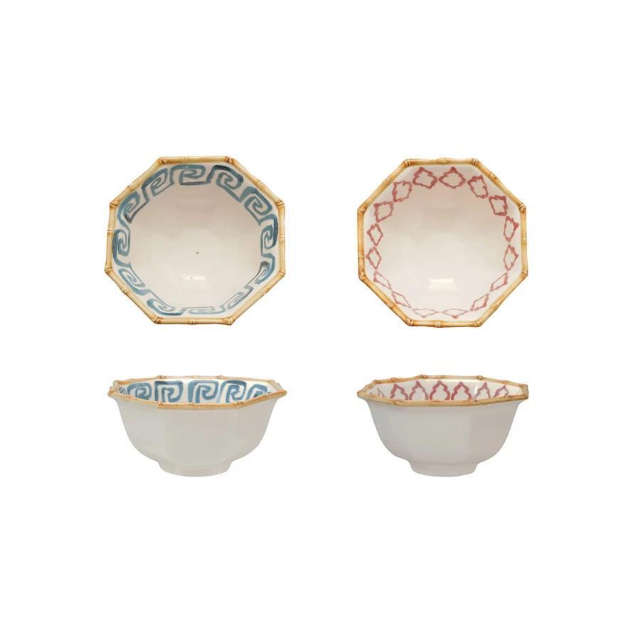 CCO Octagon Bowl w/ Bamboo Trim