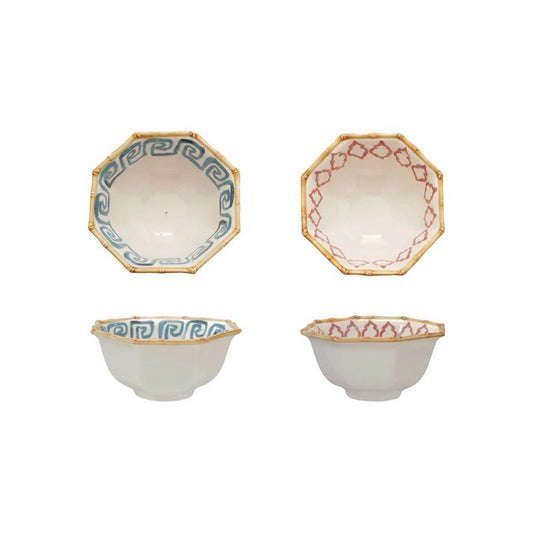 CCO Octagon Bowl w/ Bamboo Trim