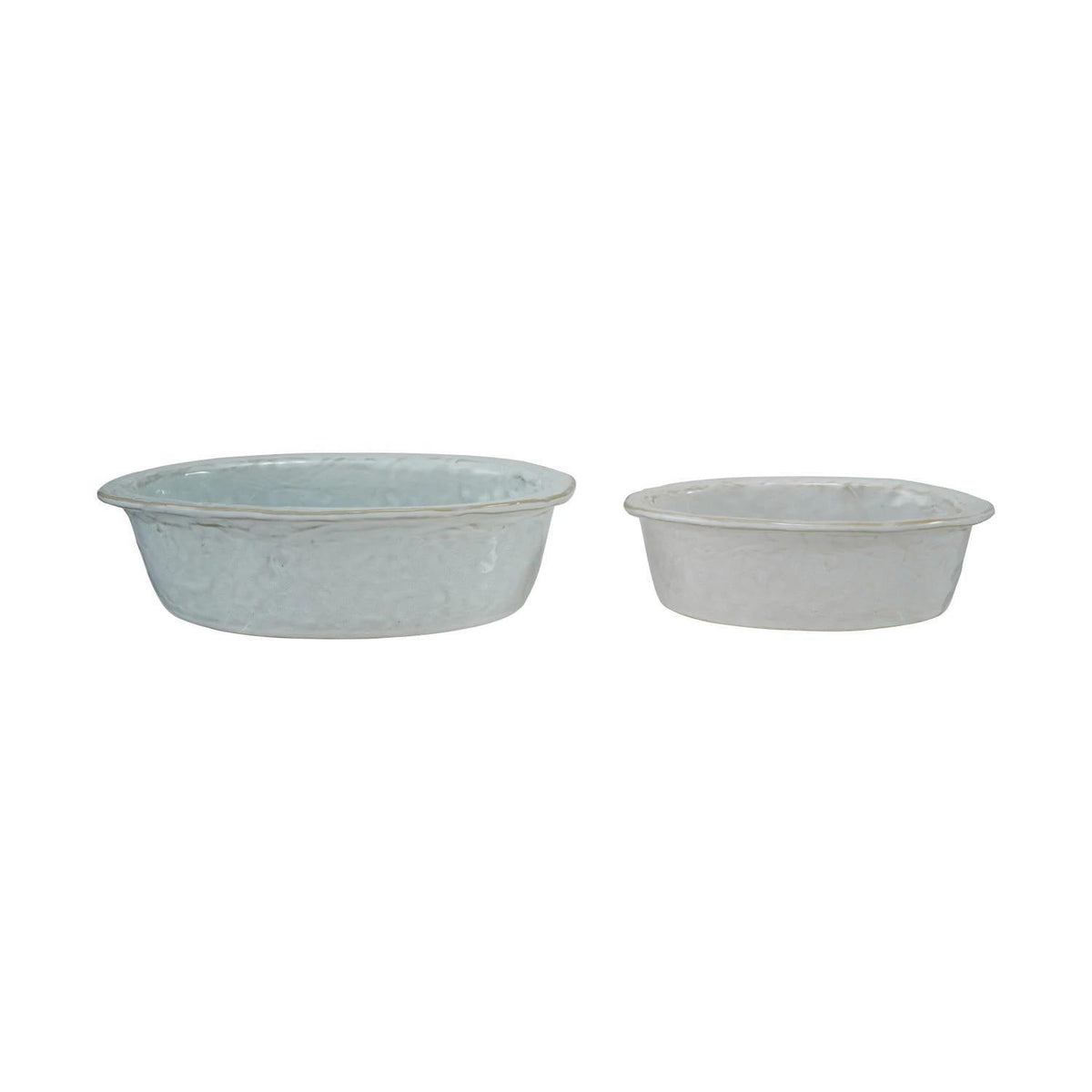 CCO Stoneware Oval White Bakers